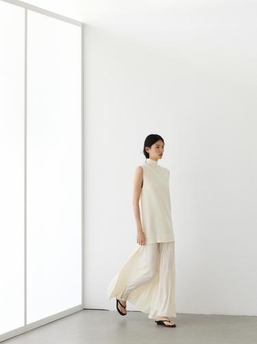 Zara Matching knit midi dress - Ecru