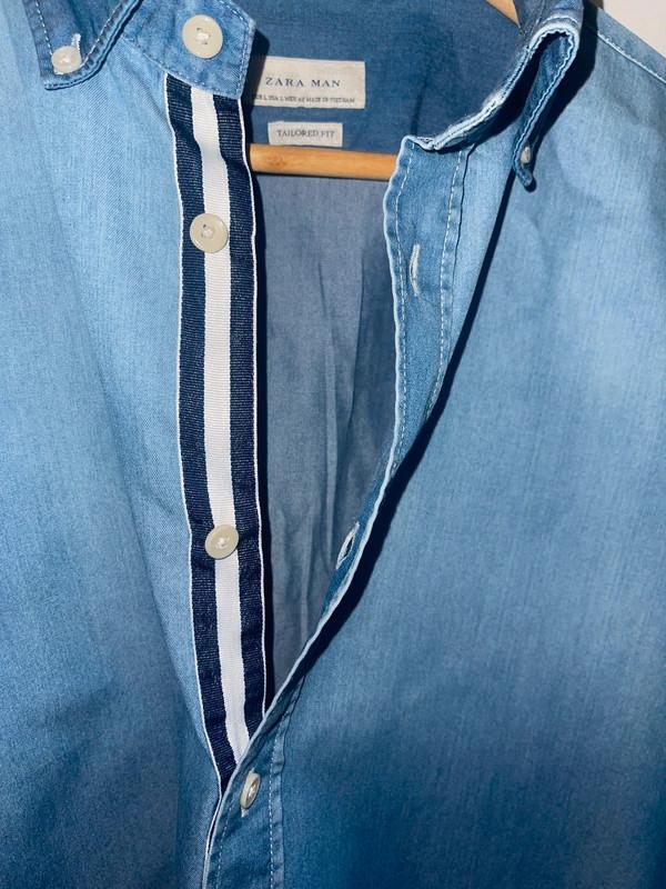 SLIM FIT SHIRT WITH BUTTON DETAILS - Image 3