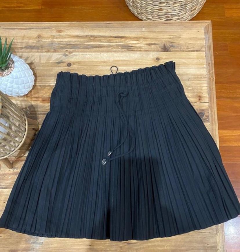 SHIRRED MINI SKIRT - Image 4