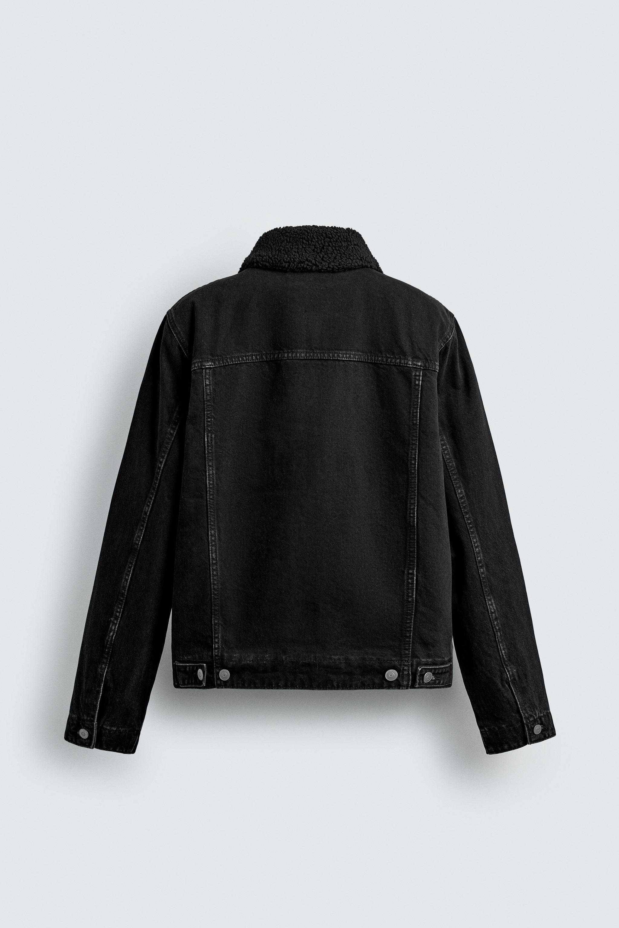 DOUBLE-FACED DENIM JACKET - Mid-blue | ZARA United States
