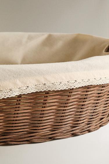 PANIER MATELAS À LANGER ROTIN - Marron de Zara - Image 2