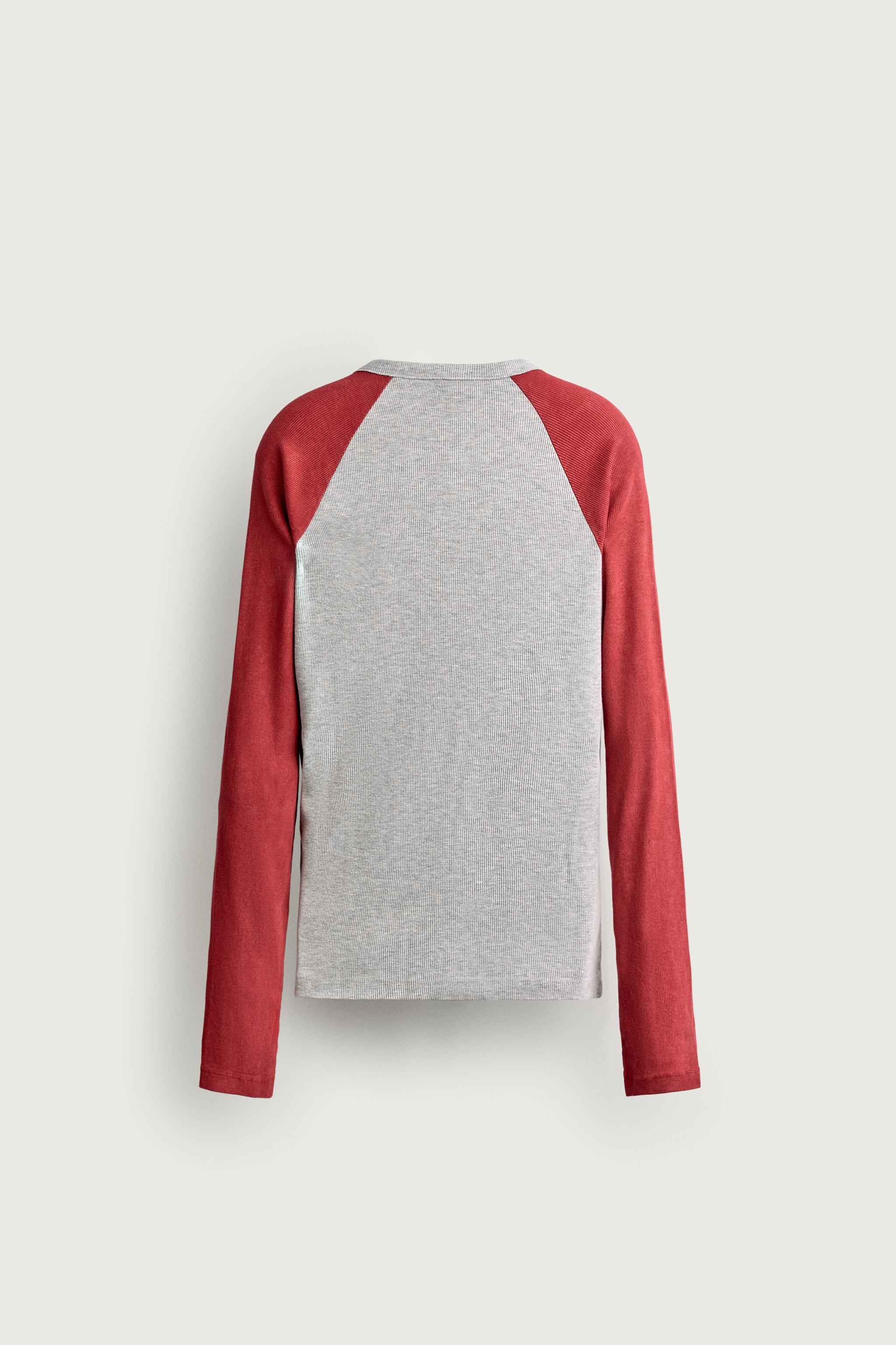 T-SHIRT SLIM COLOR BLOCK