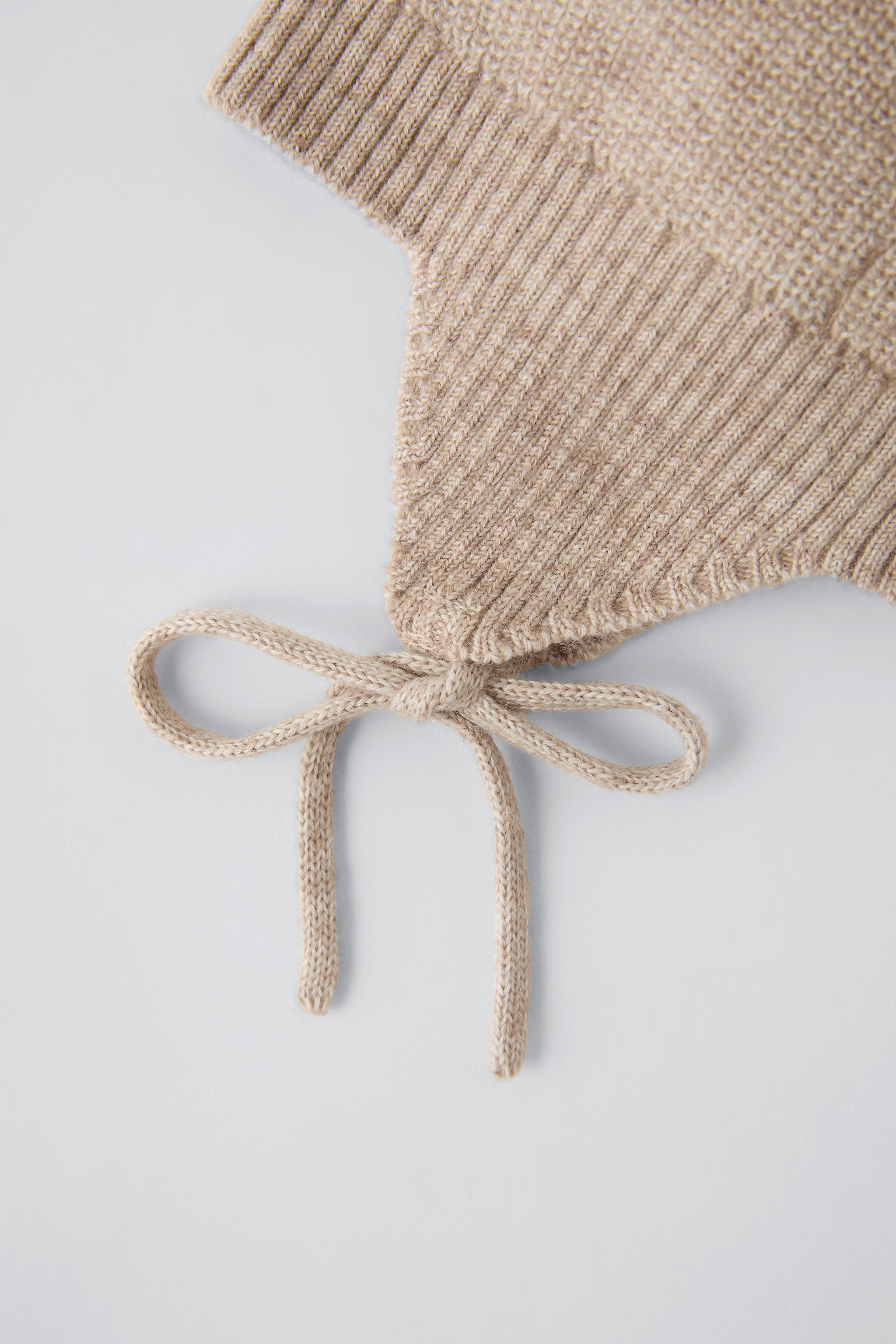 WOOL AND CASHMERE HAT - Tan marl | ZARA United States