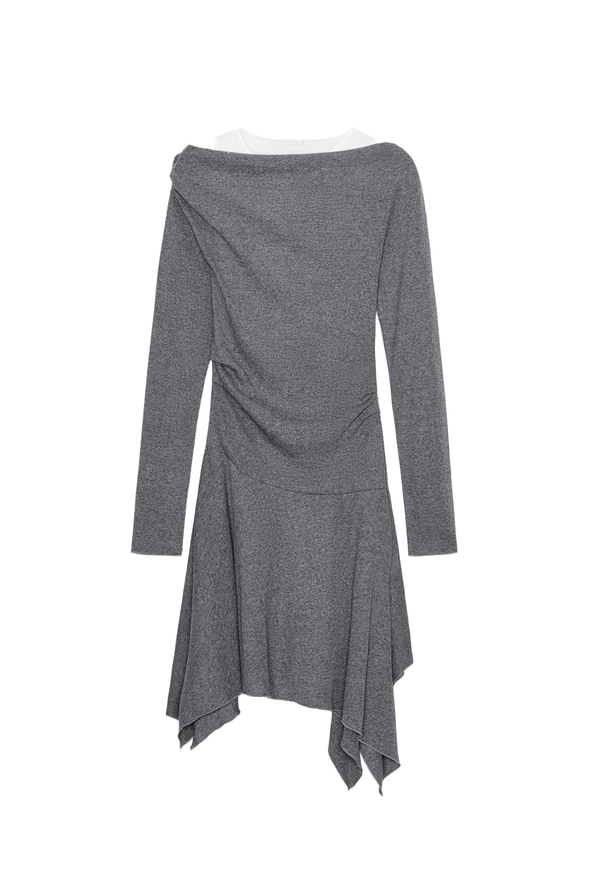 ASYMMETRIC SHORT DRESS - 831 | ZARA United States