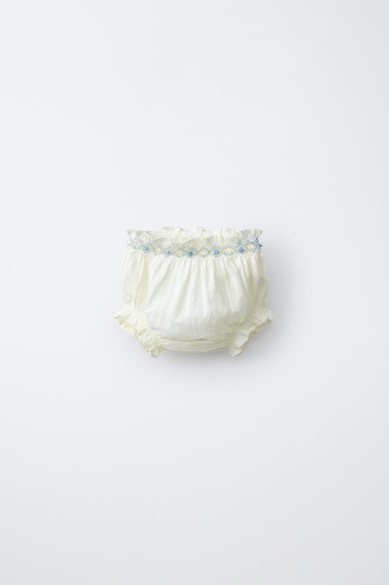 DOBBY BOBBLE BRIEFS - Pastel green by Zara - Image 0