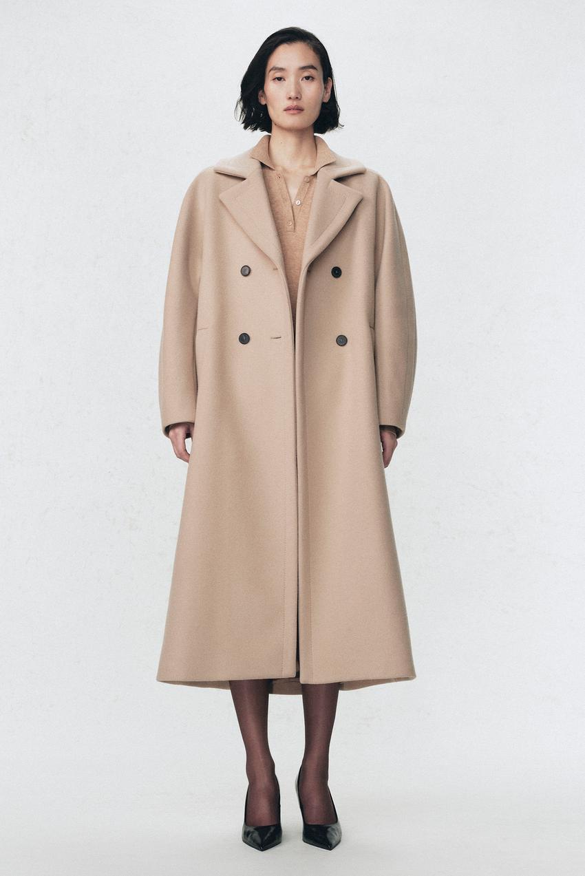 SOSHIOTSUKI X ZARA ウール混紡コート - ライトキャメル | ZARA Japan 