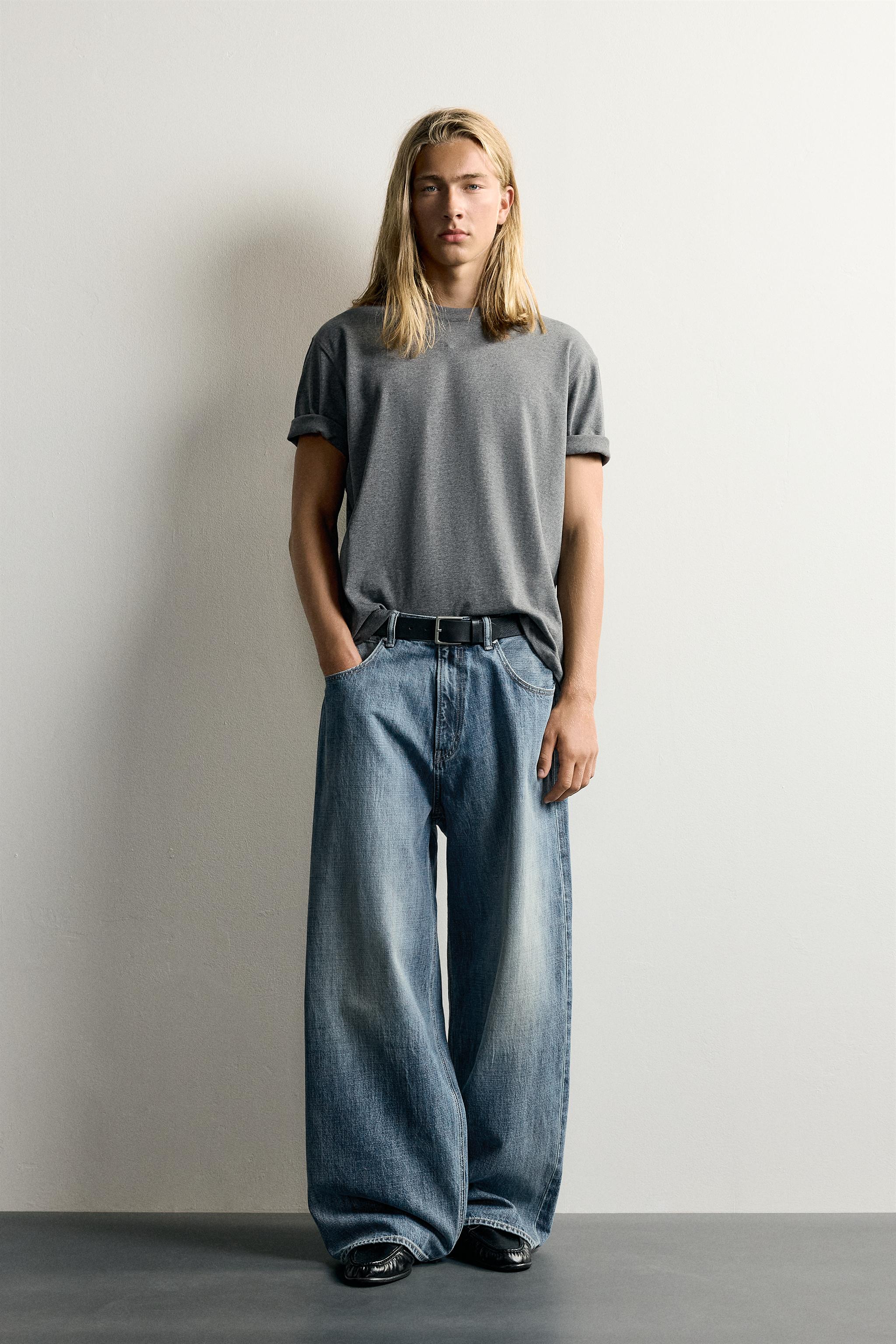 Мужские джинсы Zara BAGGY FIT JEANS