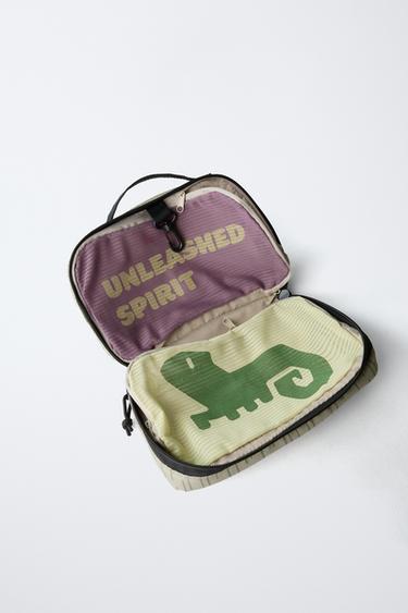 EXPLORER TOILETRY BAG - Taupe Grey by Zara - Image 3