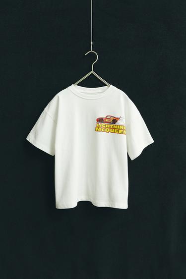 T-SHIRT CARS RAYO MCQUEEN © DISNEY - Blanc de Zara