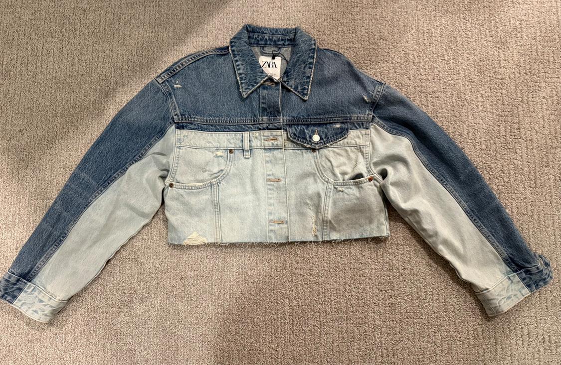 PATCHWORK TRF DENIM JACKET