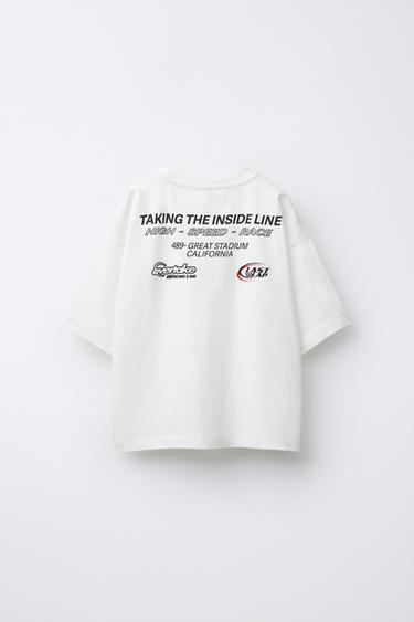 SLOGAN PRINT T-SHIRT - White de Zara - Image 1