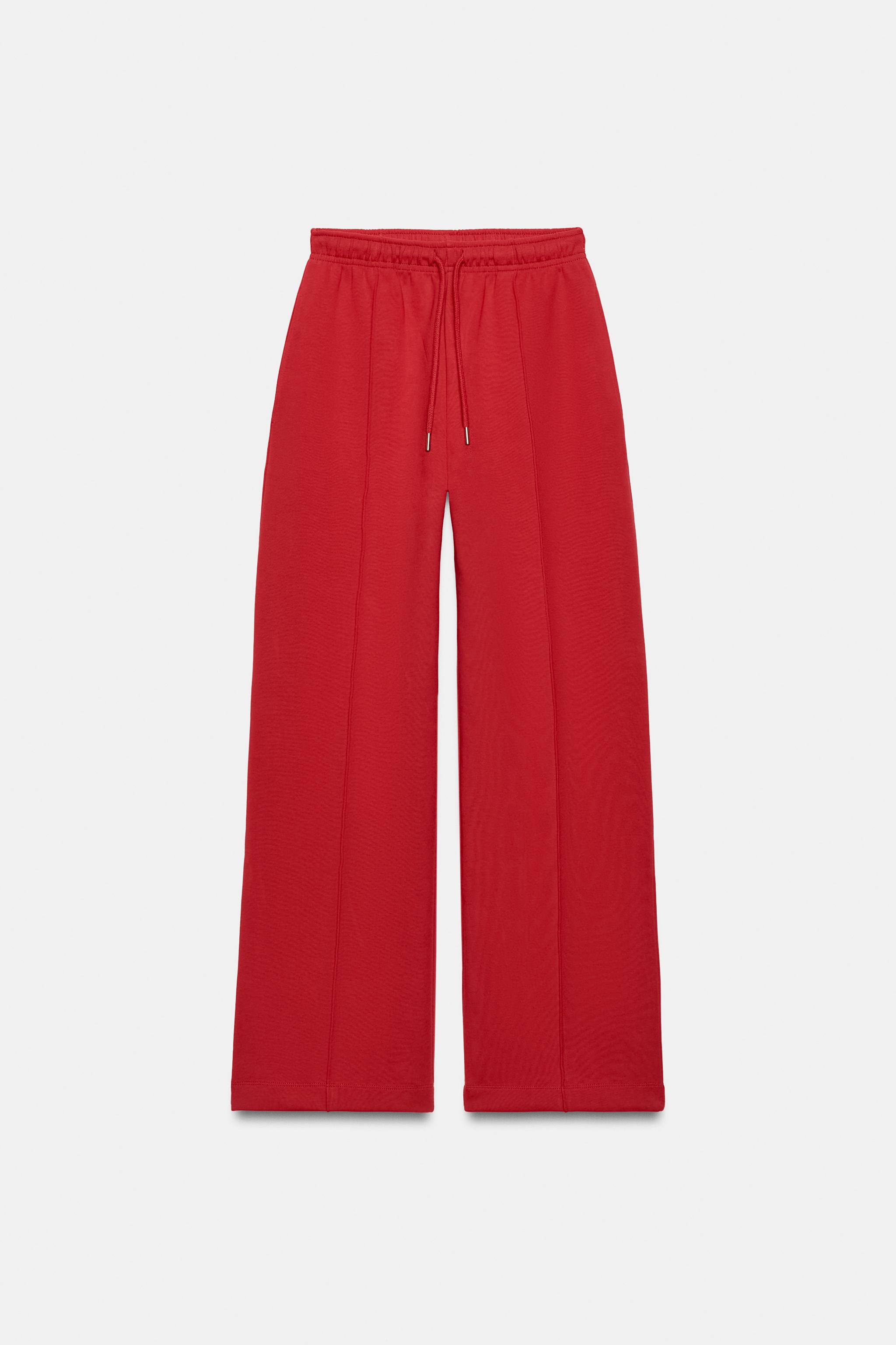 Zara Dikişli İnterlok Pantolon görsel 5