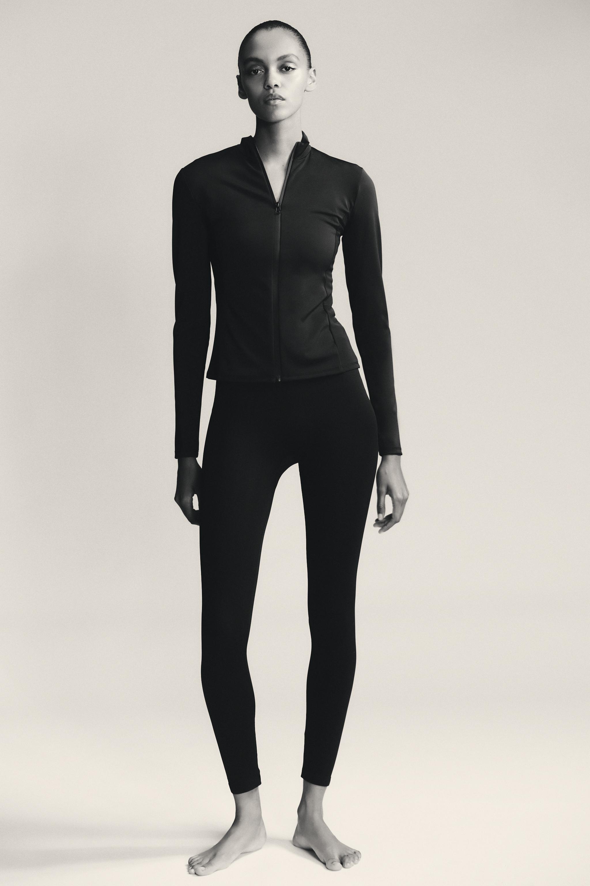 SEAMLESS POLYAMIDE JACKET - Black | ZARA United States