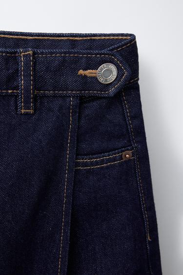 JUPE-SHORT EN JEAN - Bleu de Zara - Image 2
