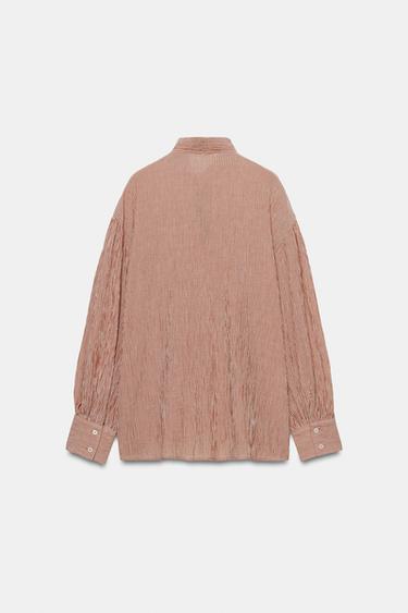 CAMISA LAZADAS RAYAS ZW COLLECTION - rayas de Zara