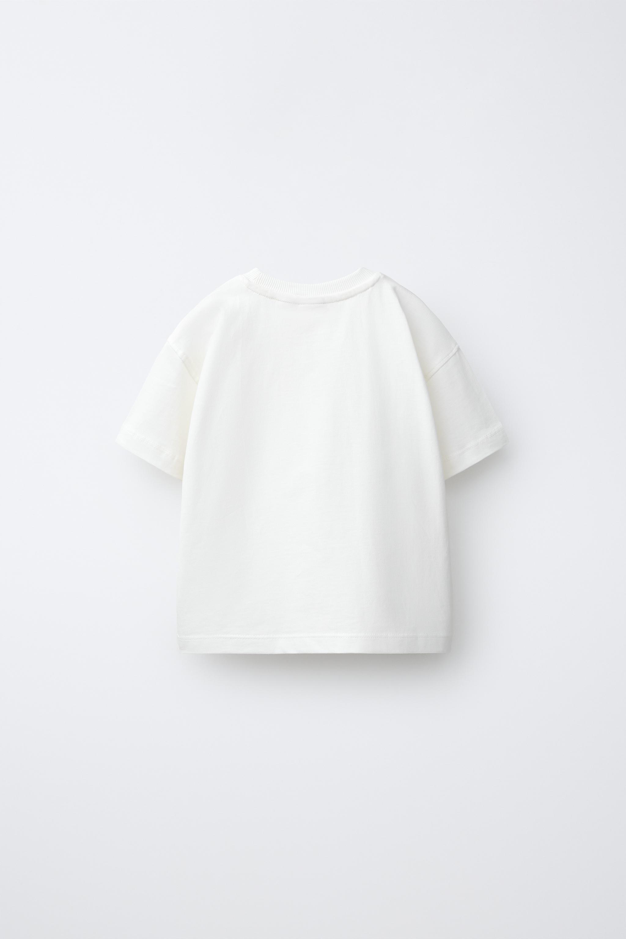 ANIMAL PRINT T-SHIRT — Oyster-white