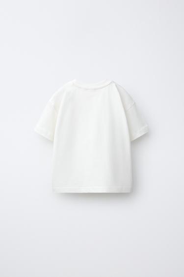 ANIMAL PRINT T-SHIRT — Oyster-white 2