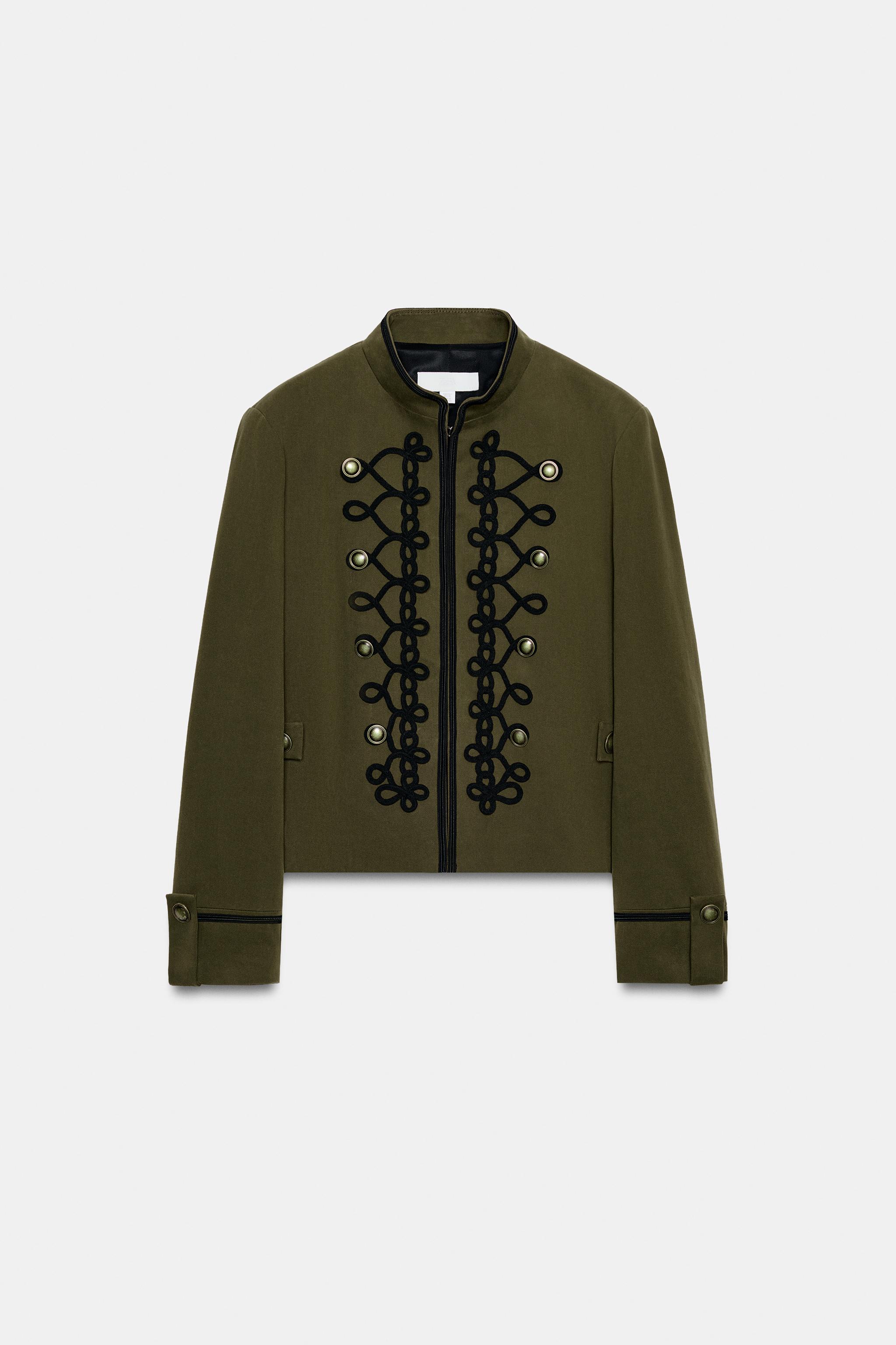 BLAZER WITH EPAULETS AND FIREMAN CLASP