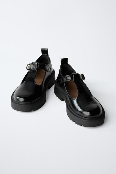 PATENT T-BAR SHOE - Black by Zara - Image 2