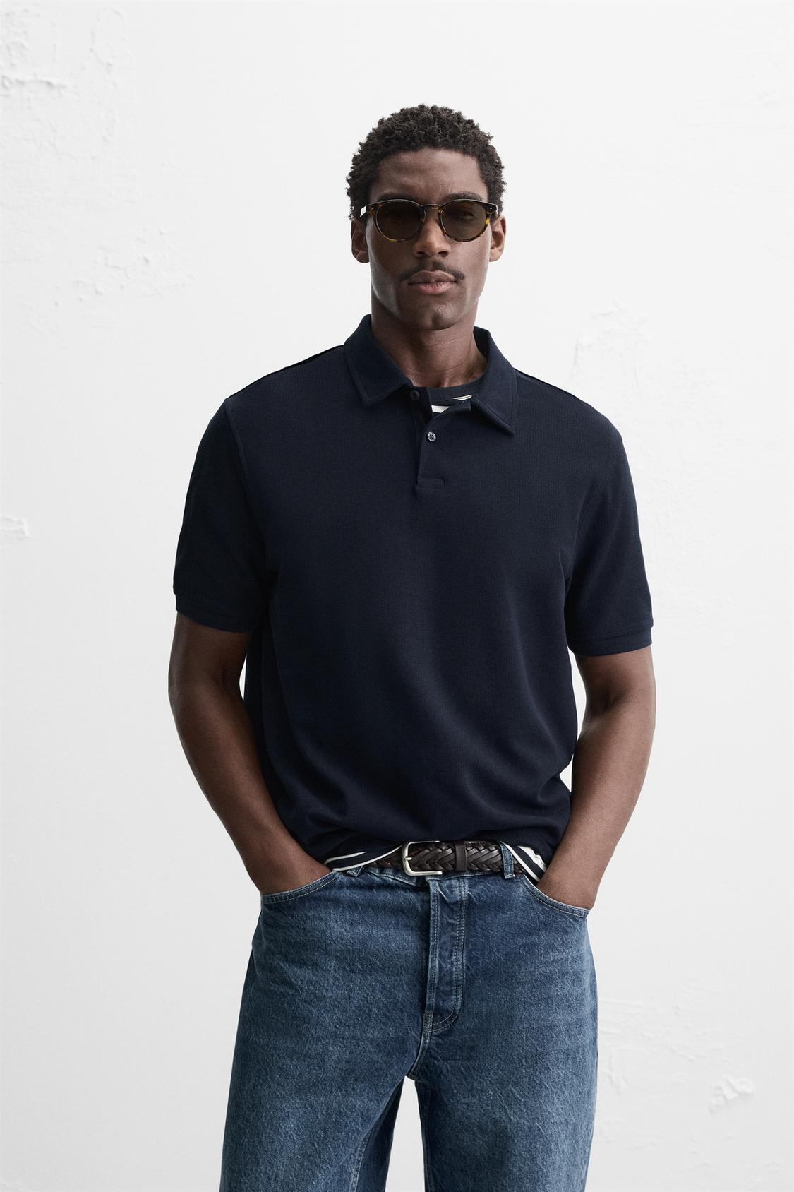 TEXTURED POLO
