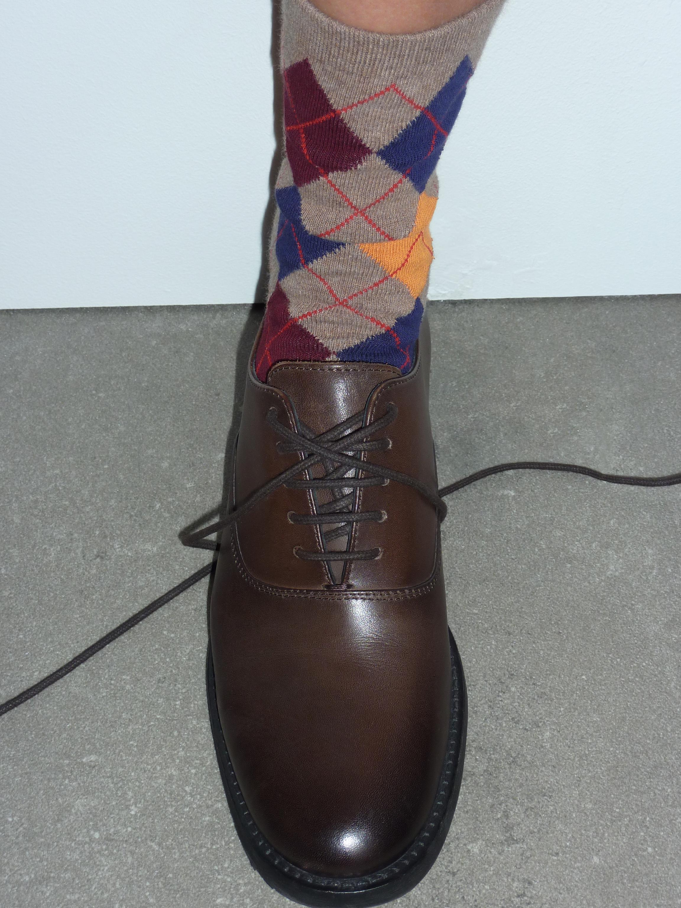 ARGYLE PATTERN SOCKS