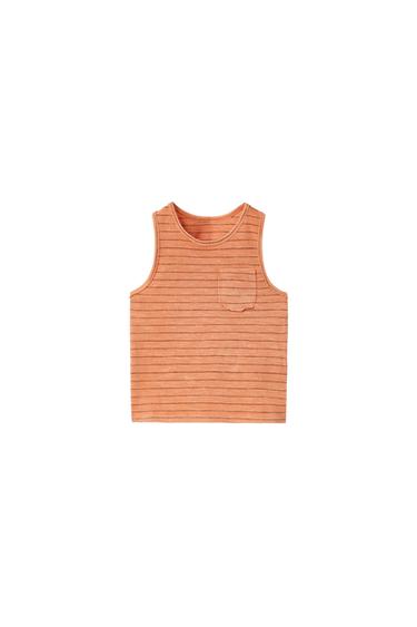 ΜΠΛΟΥΖΑ ΚΑΒΑΔΟΥΡΑ GARMENT DYED ΜΕ ΡΙΓΕΣ