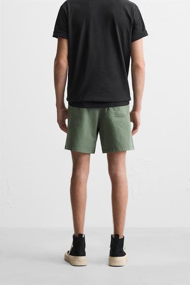 BERMUDA RELAXED FIT - Vert de Zara - Image 2