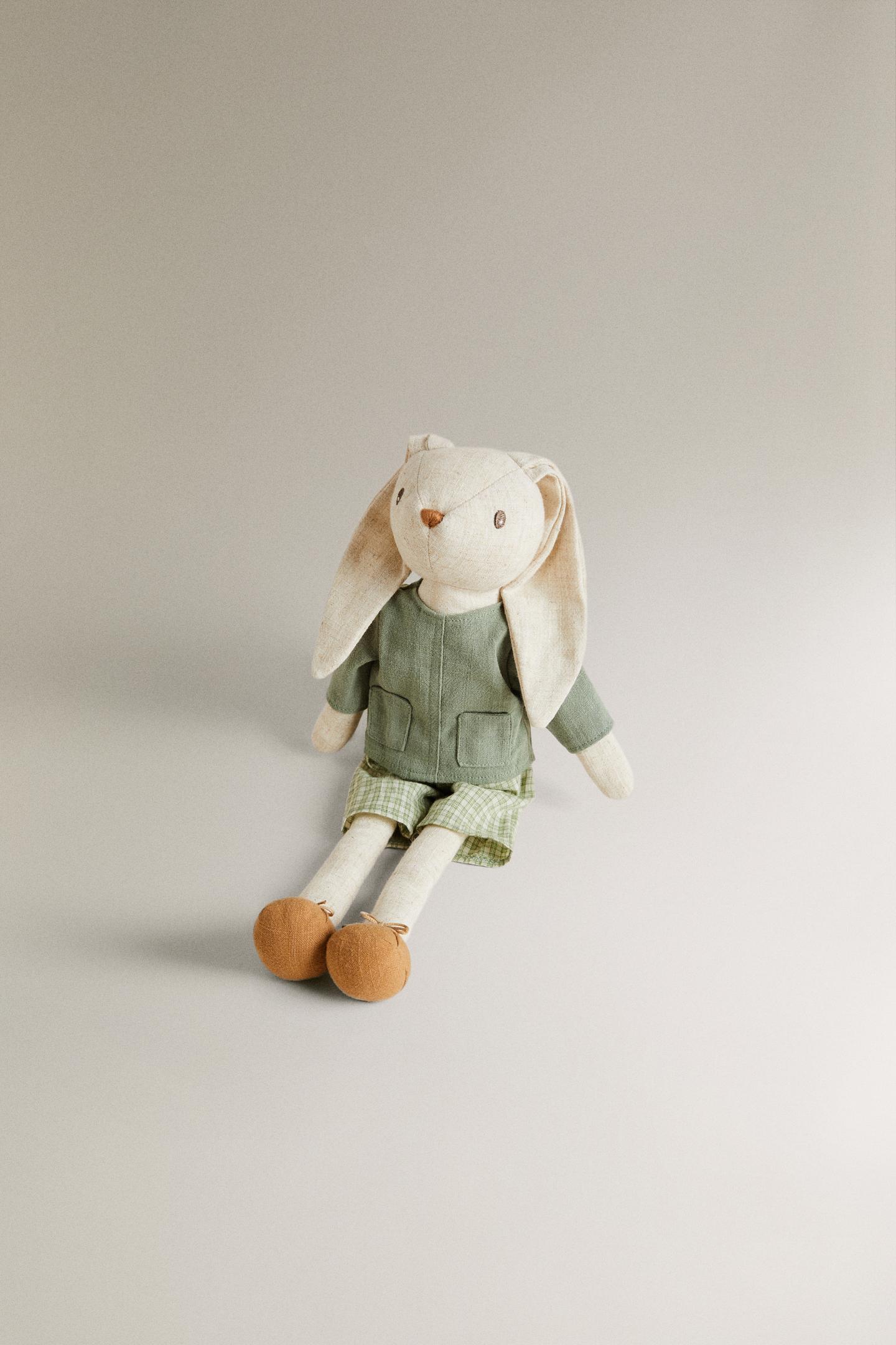 Детская мягкая игрушка Zara KIDS’ Bunny Plush Toy, цвет: Разноцветный — фото 3