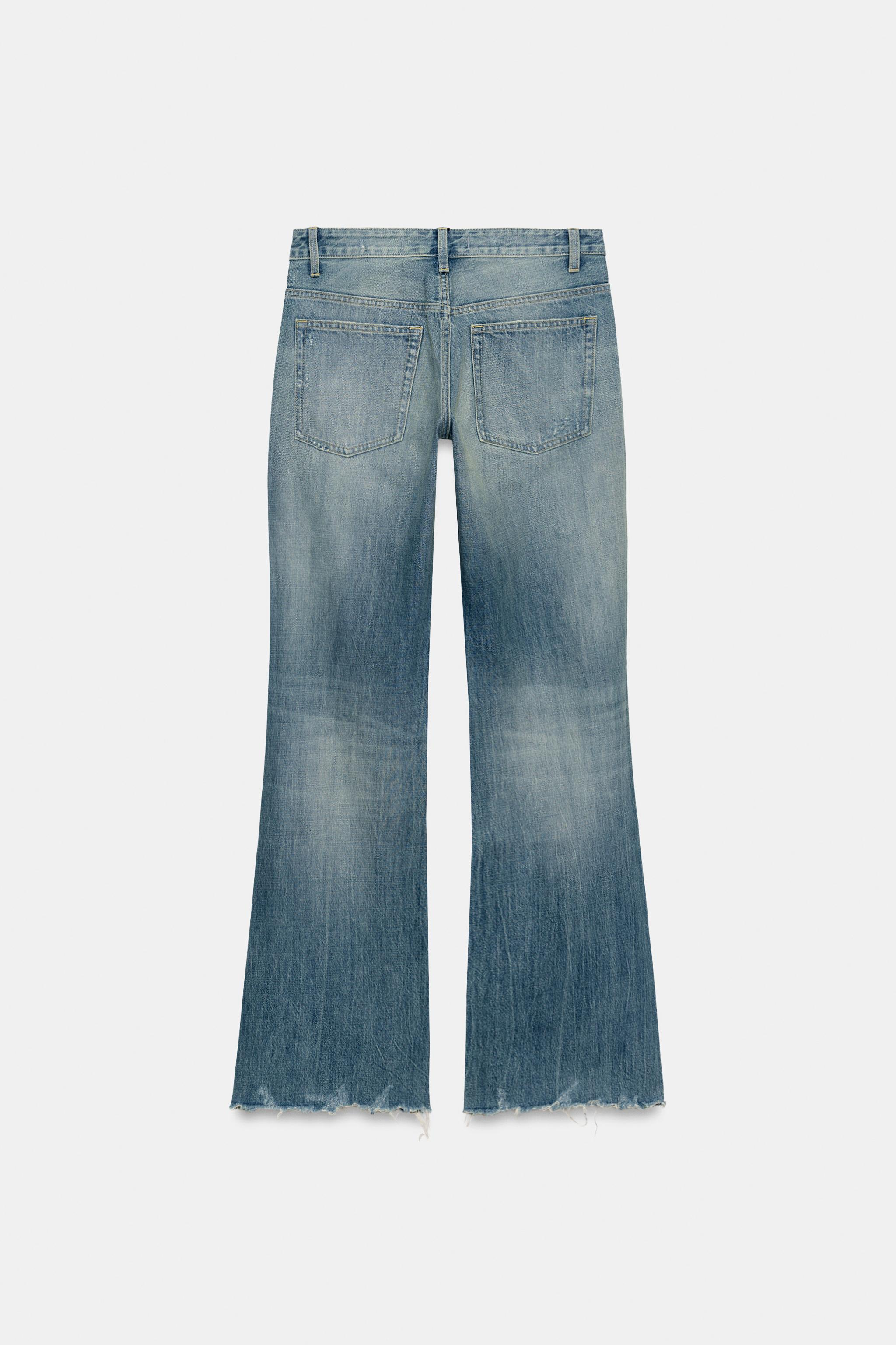 JEAN TRF FLARE DÉCHIRÉ TAILLE MOYENNE
