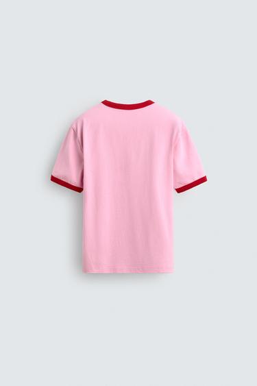 T-SHIRT TEXTE HARRY LAMBERT FOR ZARA X DISNEY - Rose de Zara - Image 2