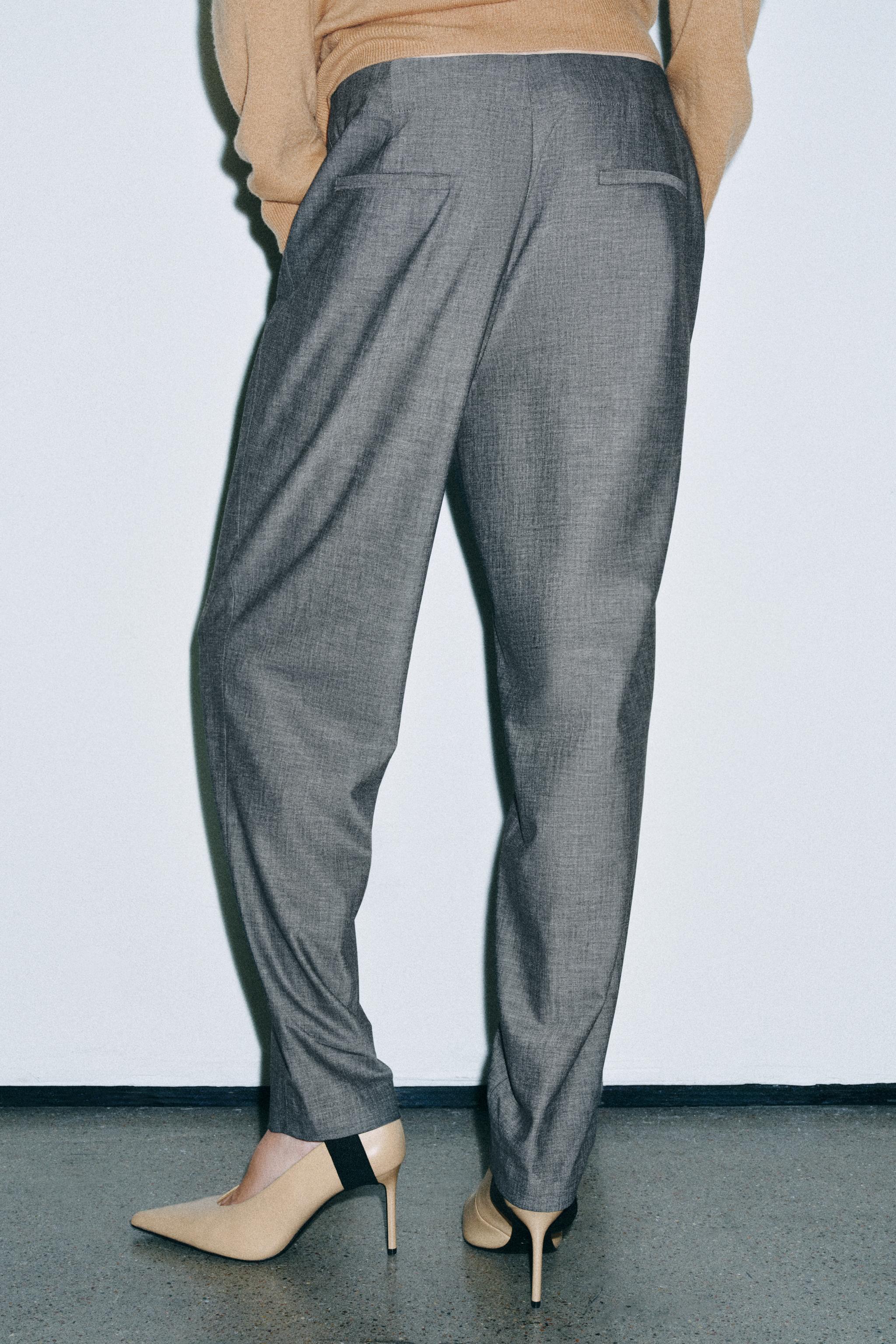 ZW COLLECTION WOOL STIRRUP PANTS