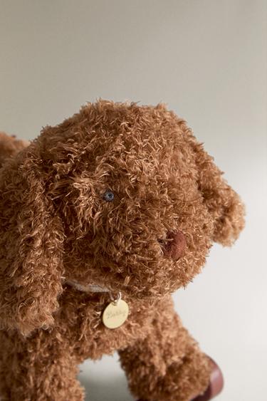 CHILDREN'S SOFT TOY DOG WITH WHEELS - Brown by Zara - Image 2