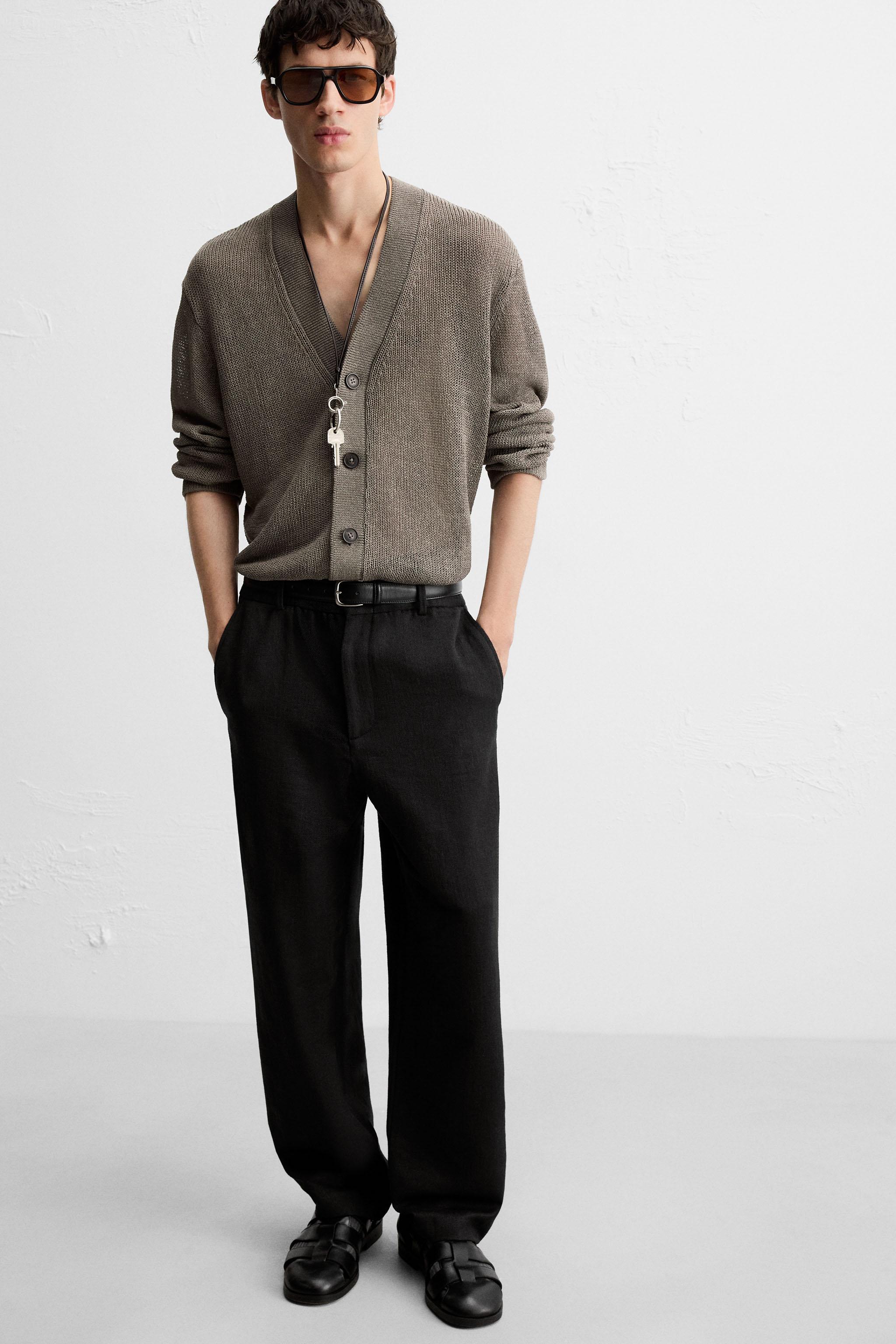 PANTALON REGULAR FIT STRUCTURÉ