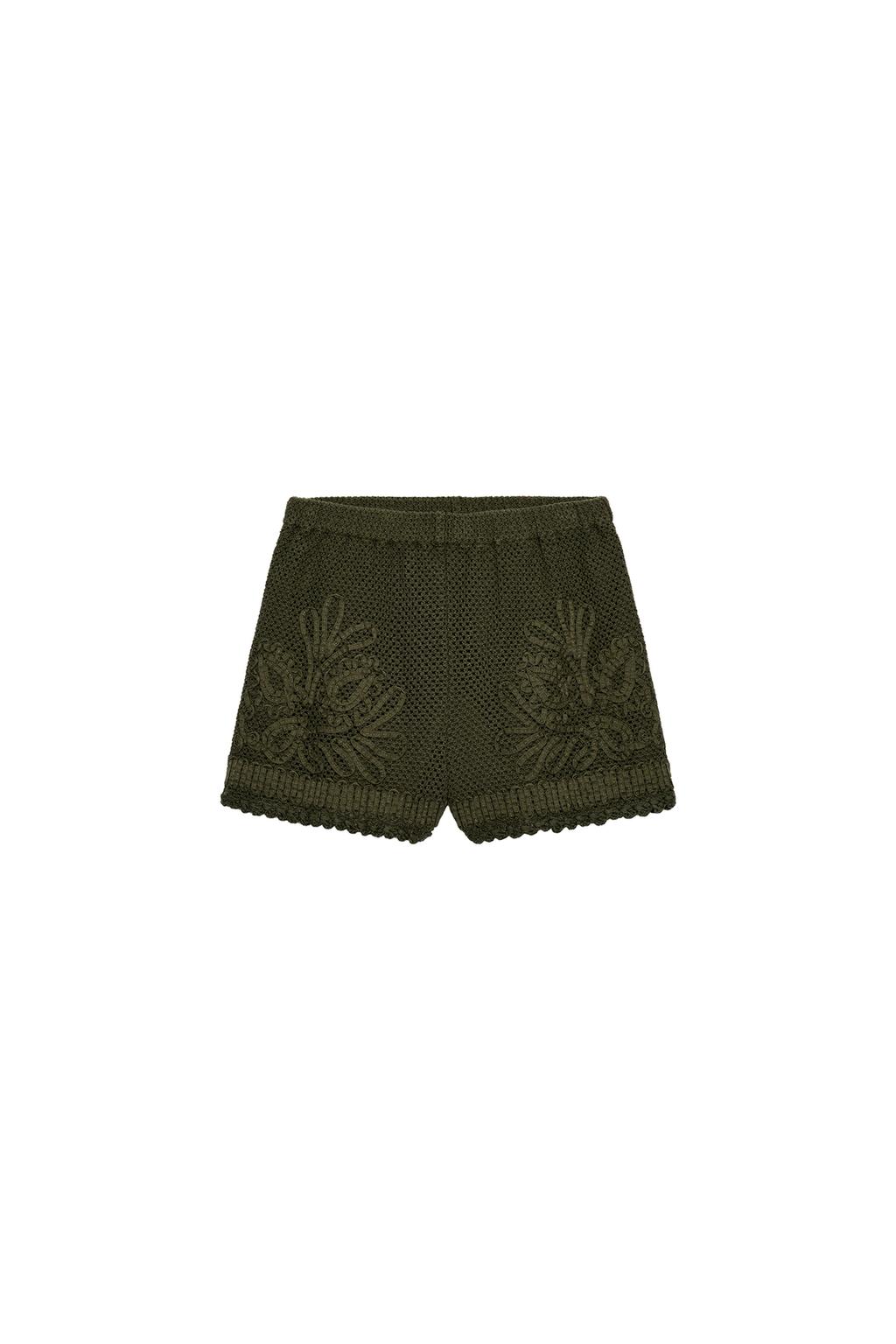 CROCHET COMBINATION SHORTS