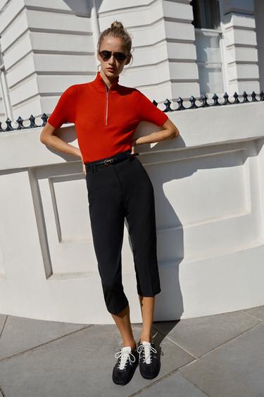 TRAINERS WITH HEEL COUNTER - Black by Zara