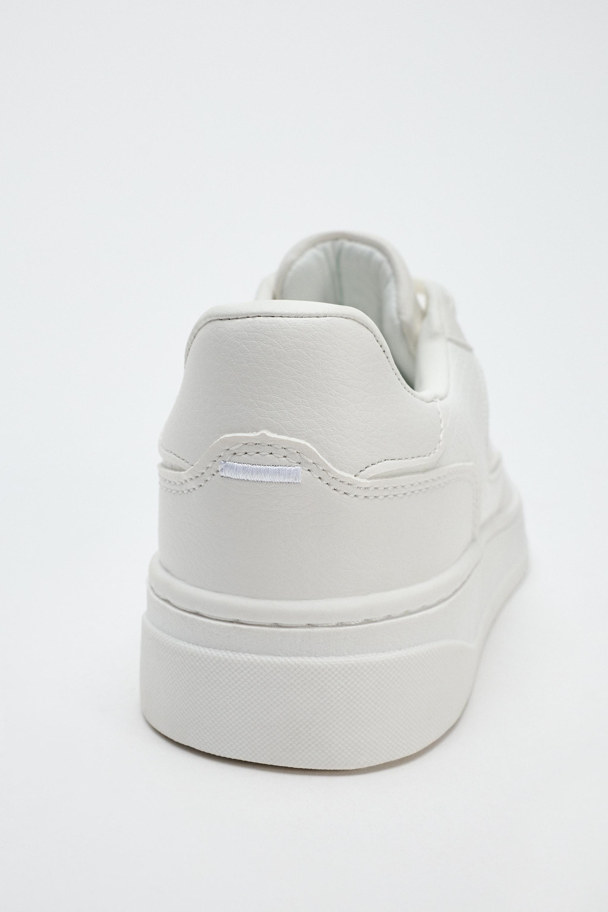 Zara Turbo Chunky Platform top White Fashion Sneakers