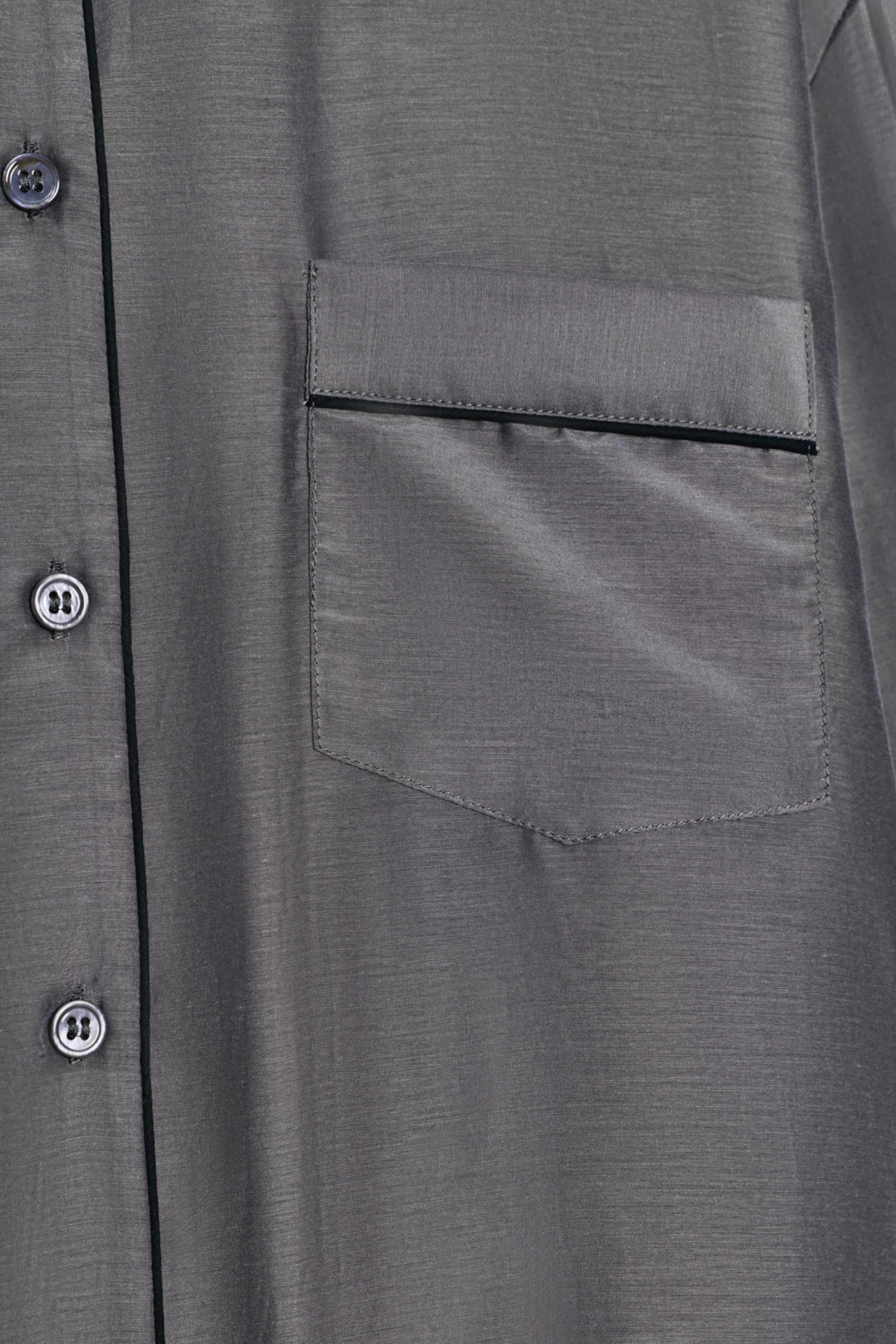 CHEMISE CONTRASTE AVEC SOIE ZW COLLECTION