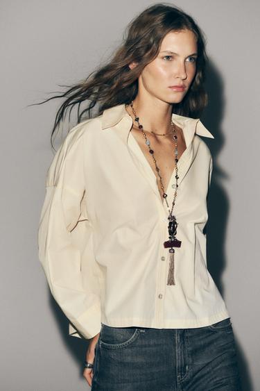 BIRD STONE LINK NECKLACE - Golden by Zara - Image 2
