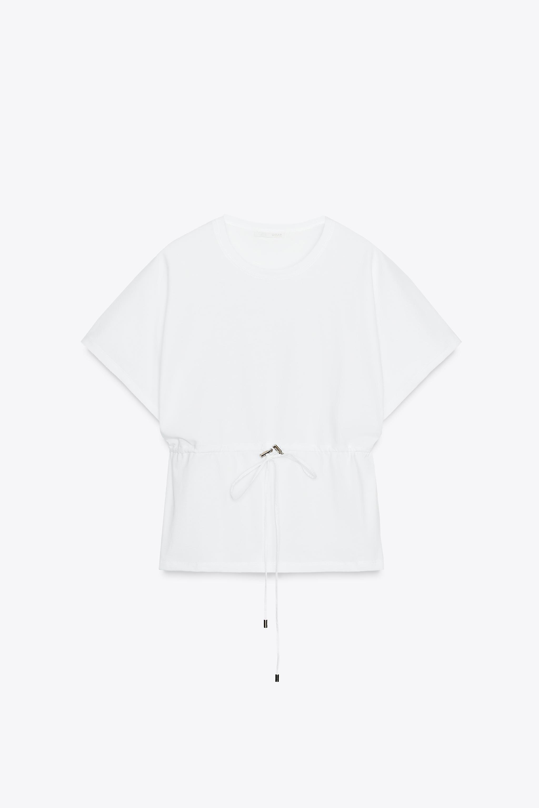 HEAVY COTTON T-SHIRT - White | ZARA United States