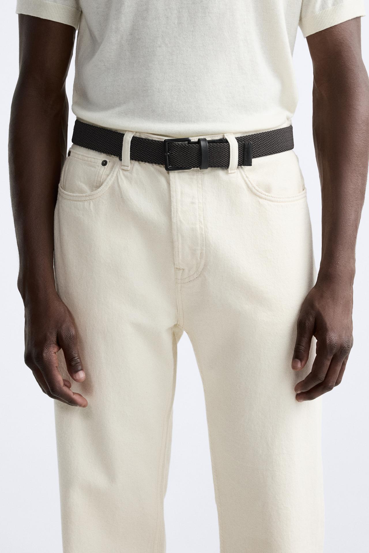 REVERSIBLE STRETCH BELT — Black
