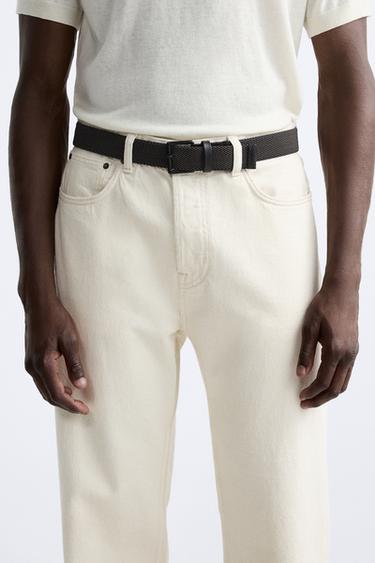 REVERSIBLE ELASTIC BELT - Black by Zara - Image 0