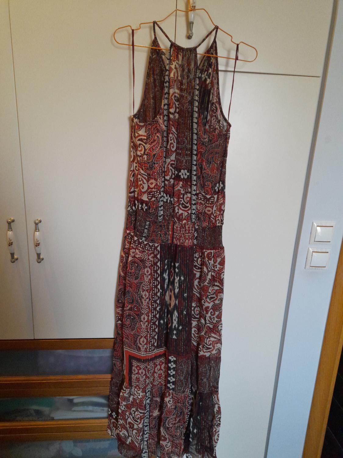 METALLIC THREAD PRINTED DRESS - Image 2