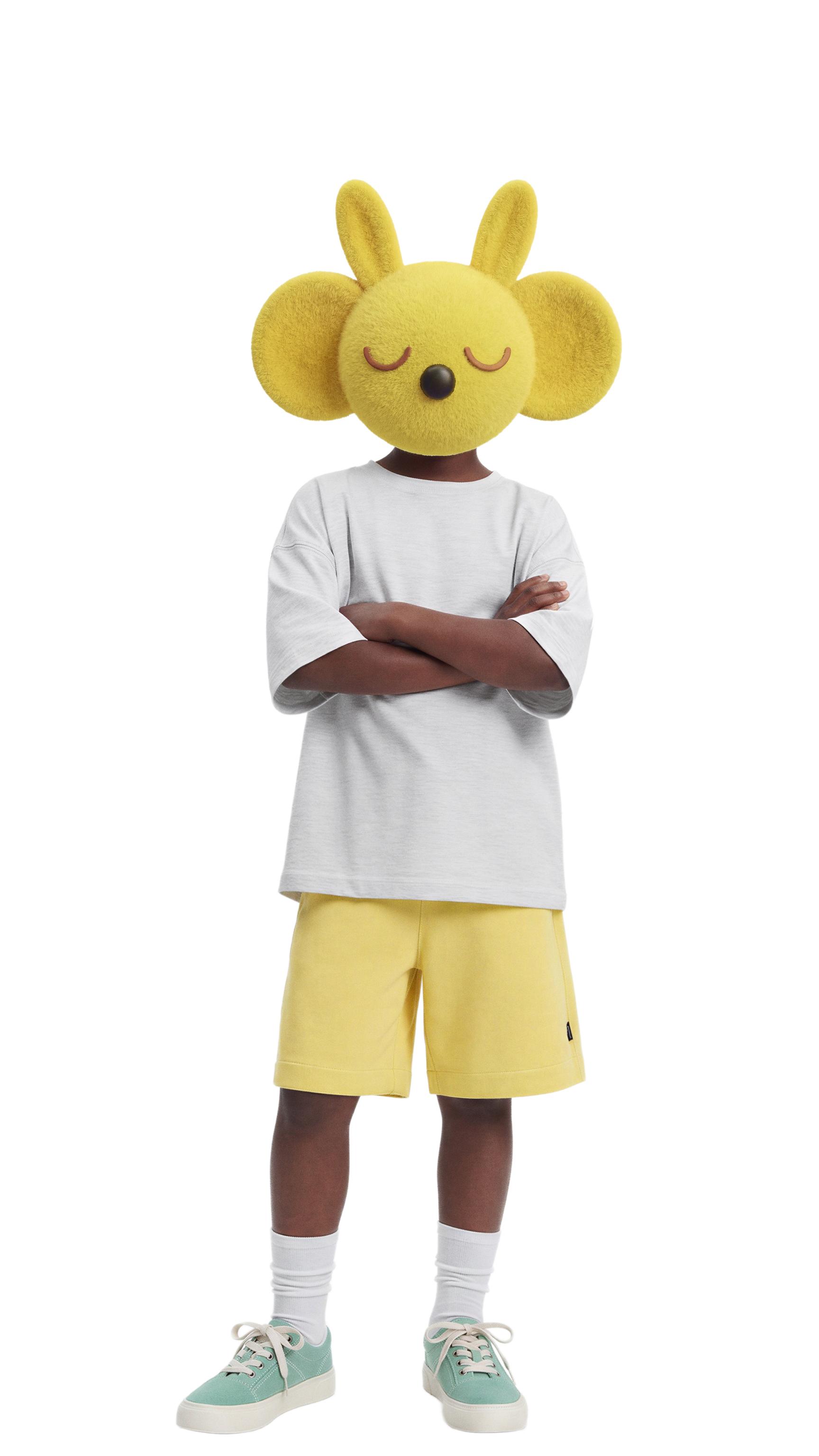 PLAIN SHORTS — Yellow