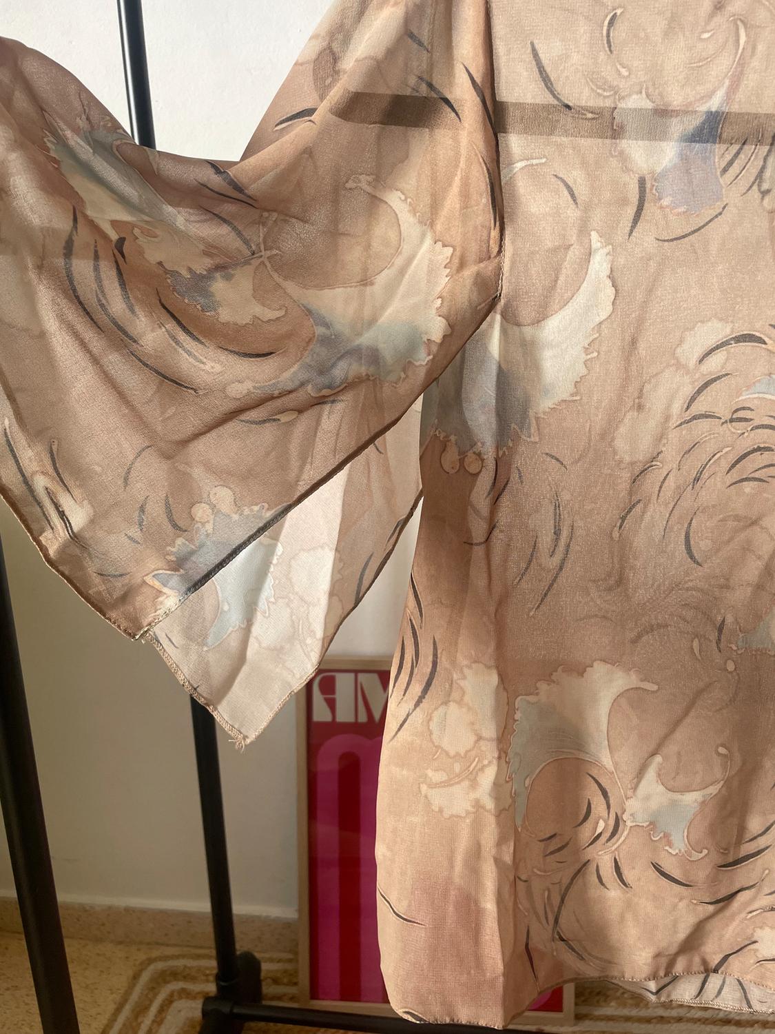 ZW COLLECTION FLOWING CAPE BLOUSE - Image 3