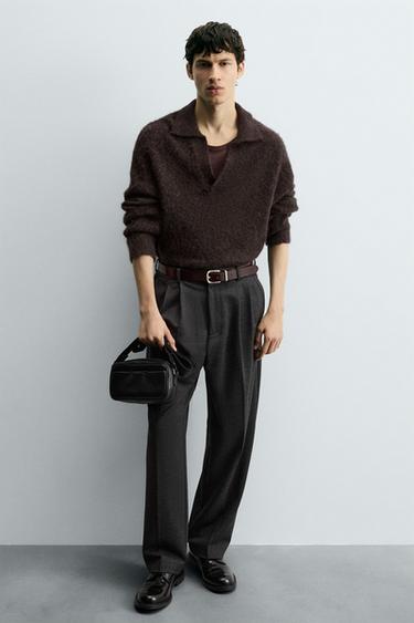 SAC BANDOULIÈRE LISSE - Noir de Zara - Image 1