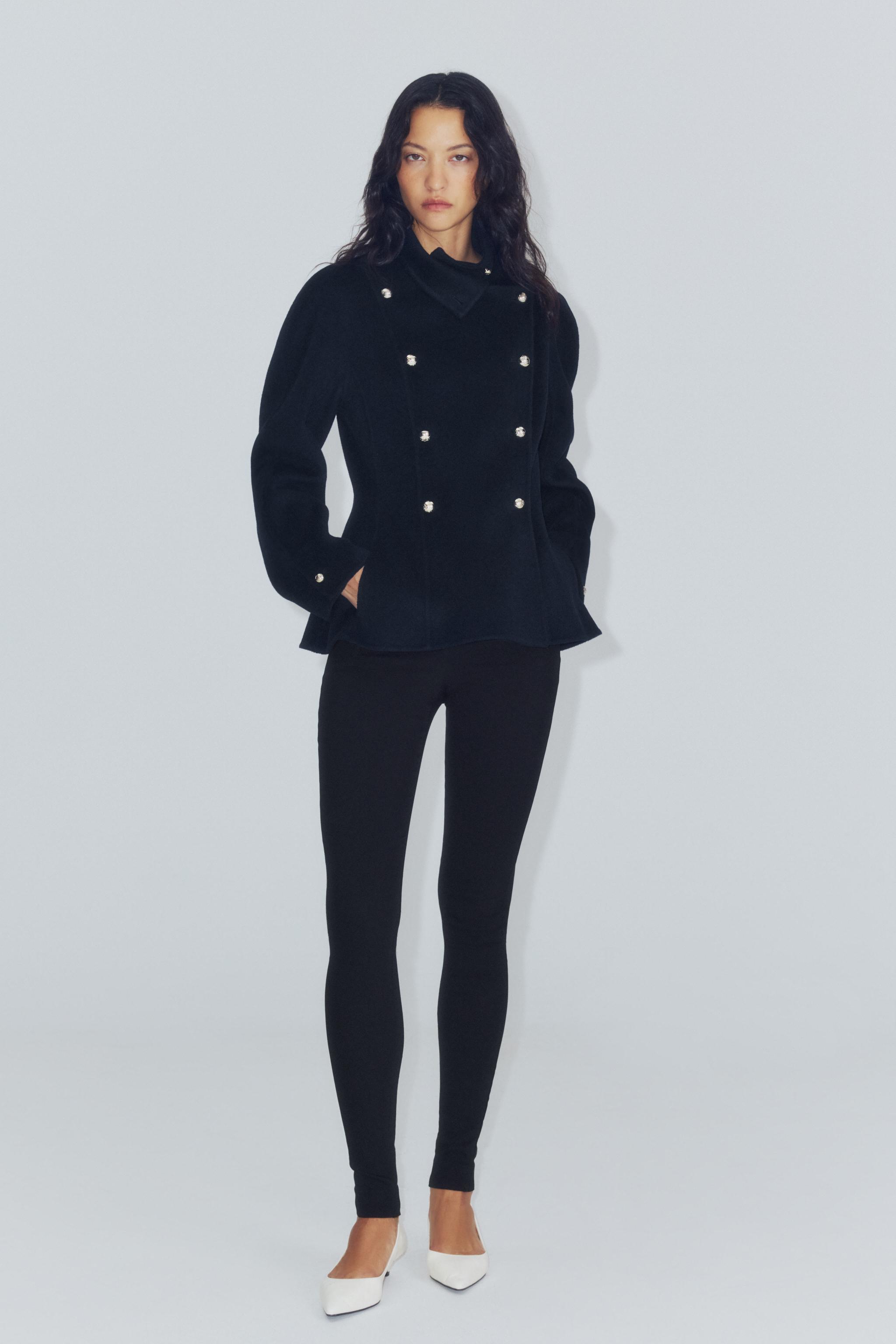 ZW COLLECTION WOOL-BLEND BUTTON JACKET