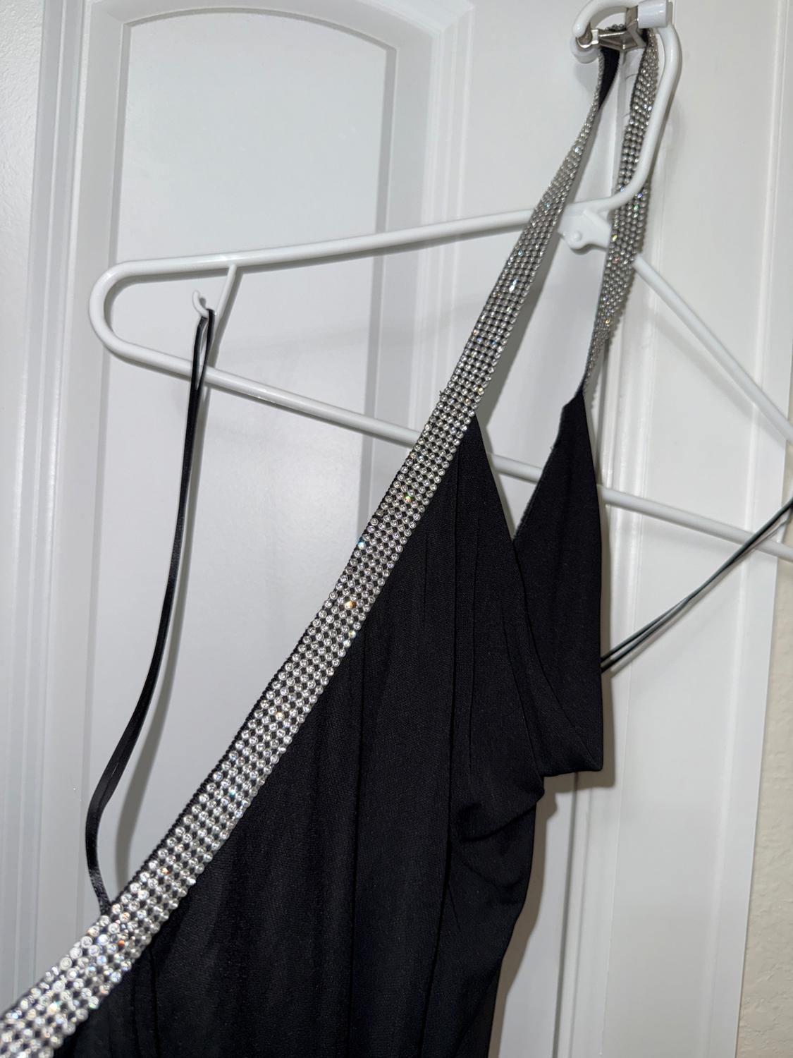 RHINESTONE DRAPED DRESS LIMITED EDITION