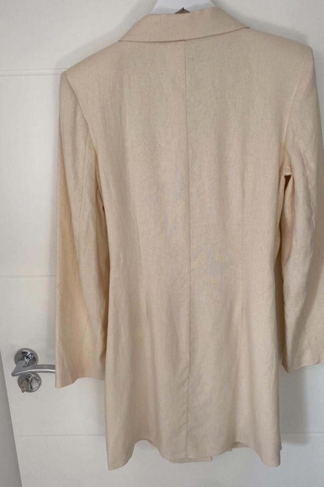 LINEN BLEND BLAZER DRESS - Image 5