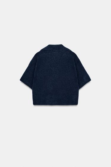 HAUT EN MAILLE À MANCHES COURTES - unique de Zara - Image 5