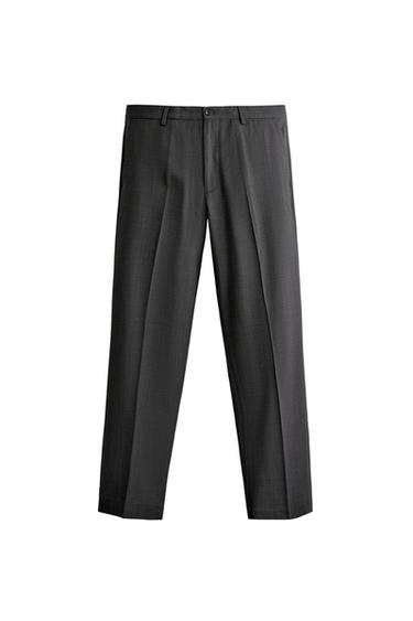 PANTALON REGULAR FIT COSTUME CONFORT - Gris anthracite de Zara